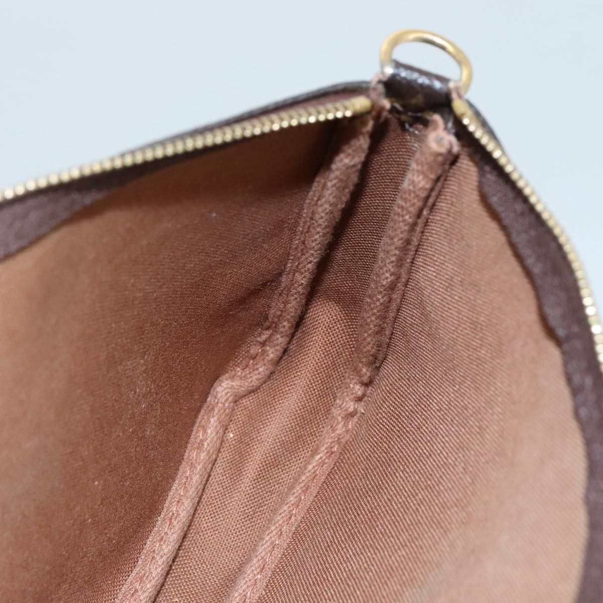 Louis Vuitton Pochette Accessoire Brown Canvas Clutch Bag (Pre-Owned) Size ONE SIZE - 10 Thumbnail