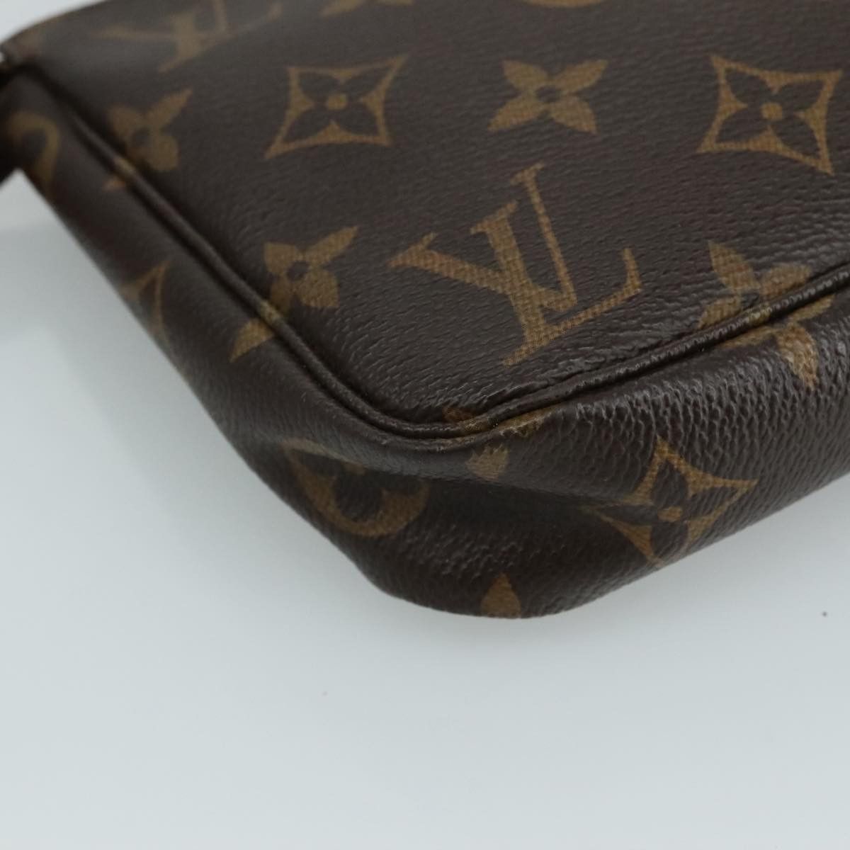 Louis Vuitton Pochette Accessoire Brown Canvas Clutch Bag (Pre-Owned) Size ONE SIZE - 9 Thumbnail
