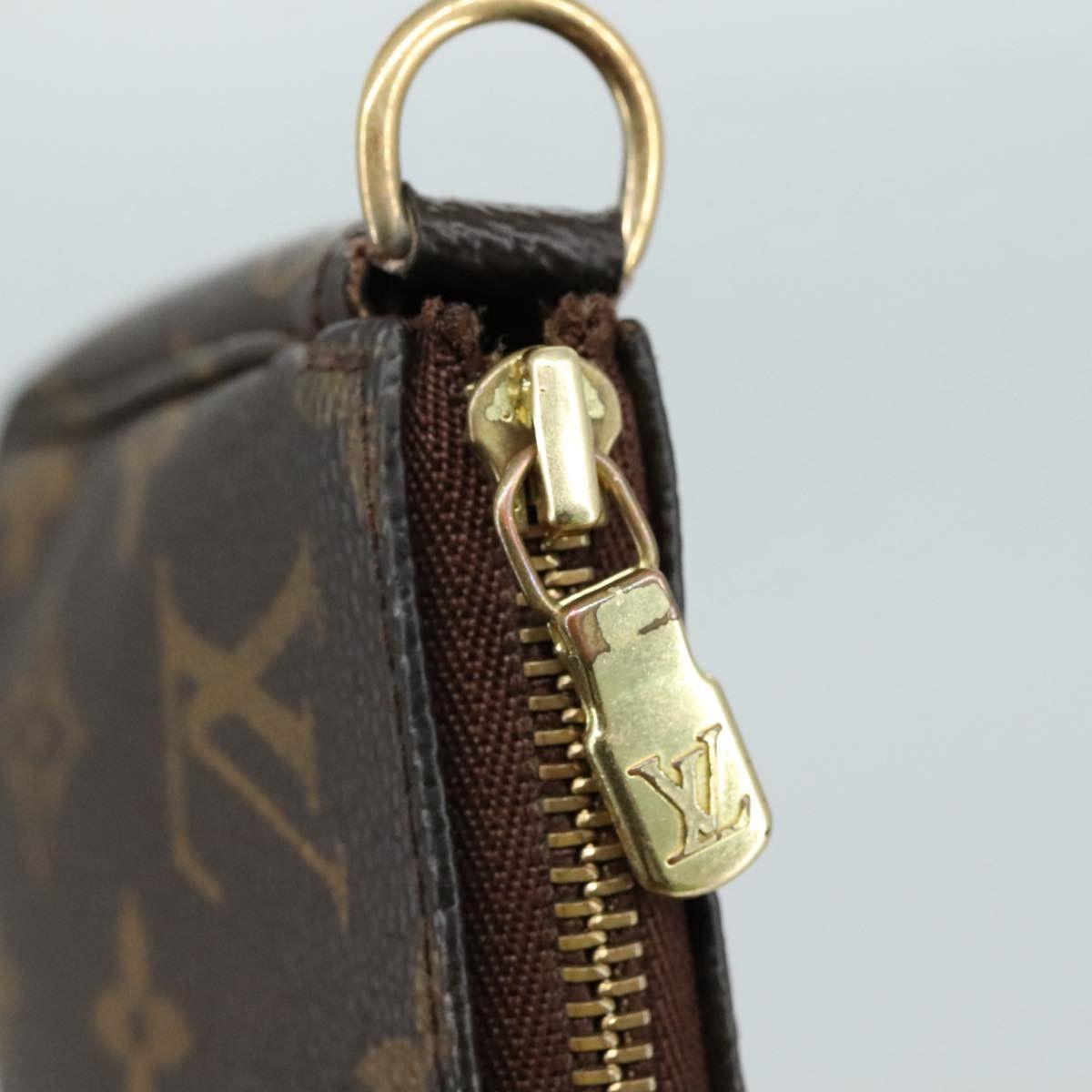 Louis Vuitton Pochette Accessoire Brown Canvas Clutch Bag (Pre-Owned) Size ONE SIZE - 13 Thumbnail