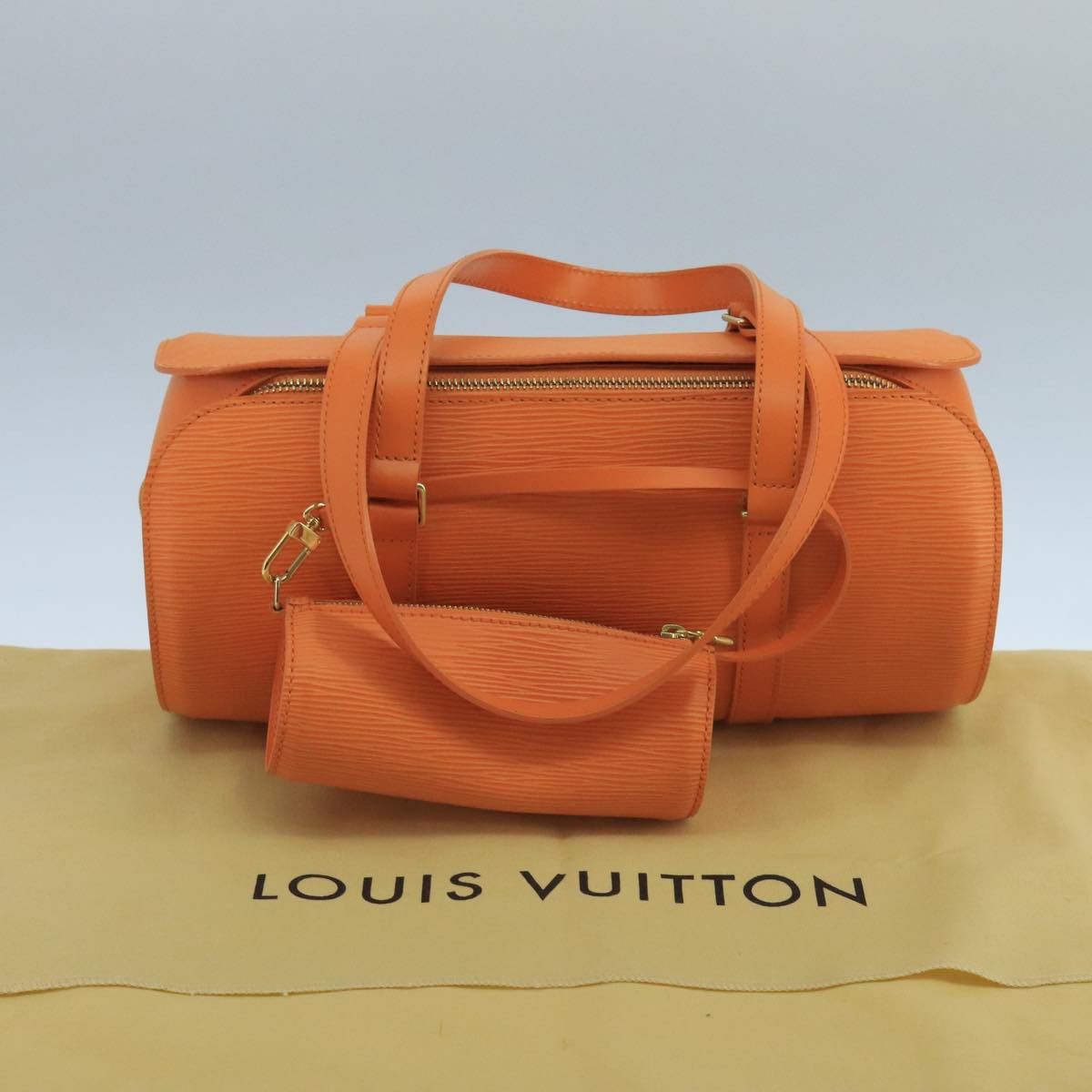 Louis Vuitton Soufflot Orange Leather Handbag (Pre-Owned) Size ONE SIZE - 15 Thumbnail