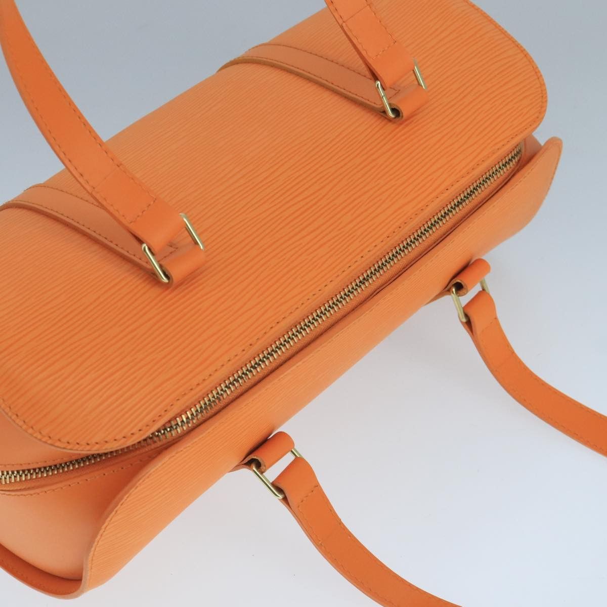 Louis Vuitton Soufflot Orange Leather Handbag (Pre-Owned) Size ONE SIZE - 11 Thumbnail