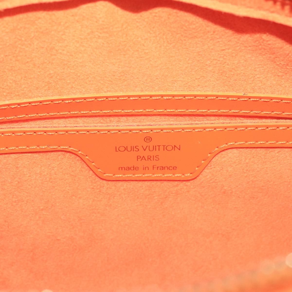 Louis Vuitton Soufflot Orange Leather Handbag (Pre-Owned) Size ONE SIZE - 14 Thumbnail