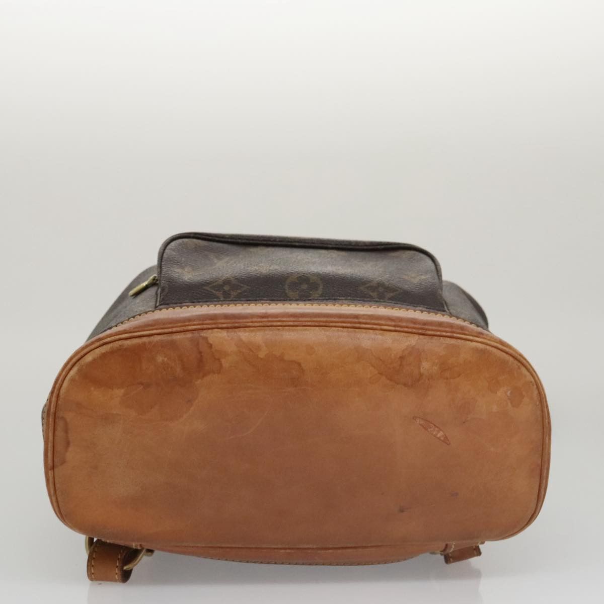 Louis Vuitton Montsouris Mm Brown Canvas Backpack Bag (Pre-Owned) Size ONE SIZE - 10 Thumbnail
