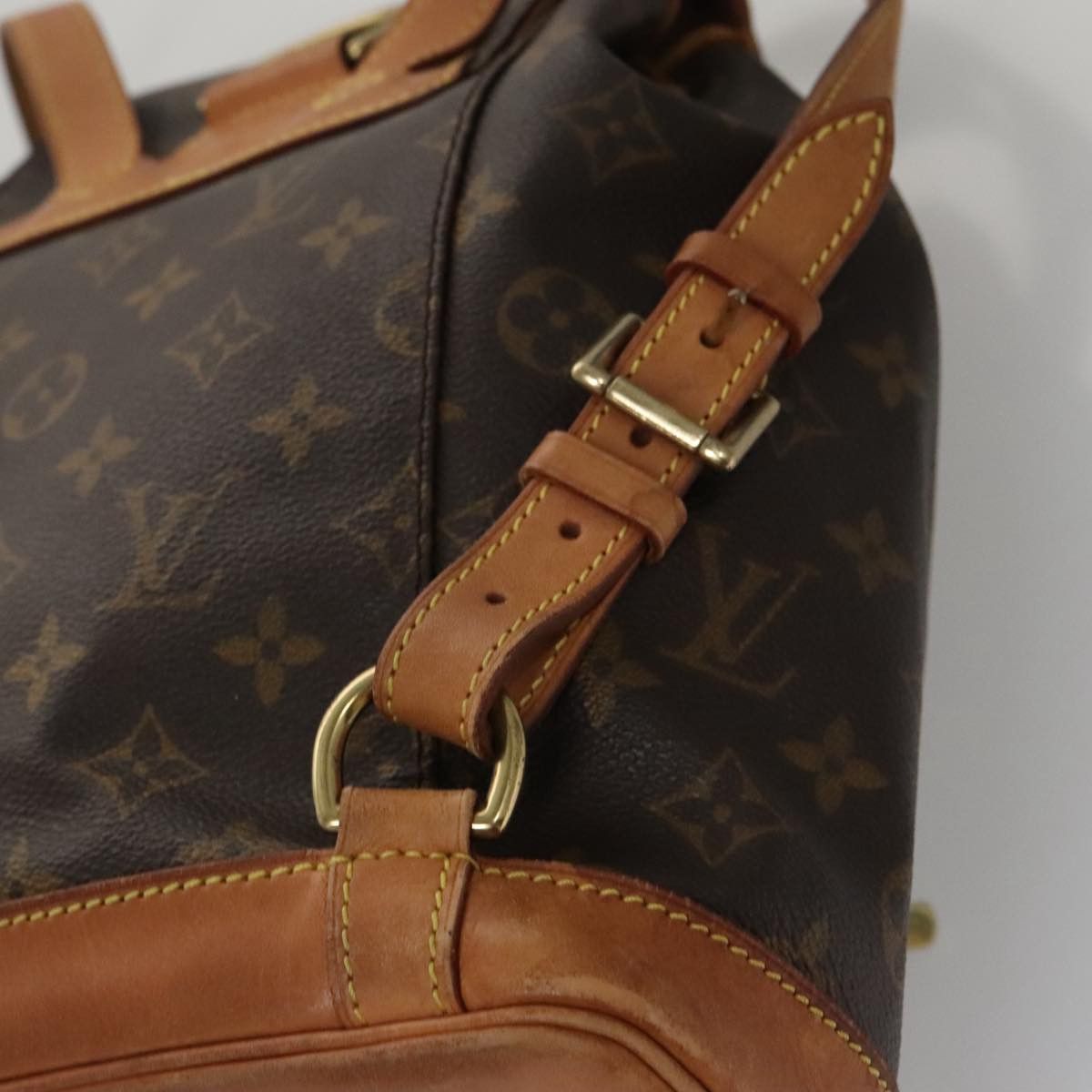 Louis Vuitton Montsouris Mm Brown Canvas Backpack Bag (Pre-Owned) Size ONE SIZE - 13 Thumbnail