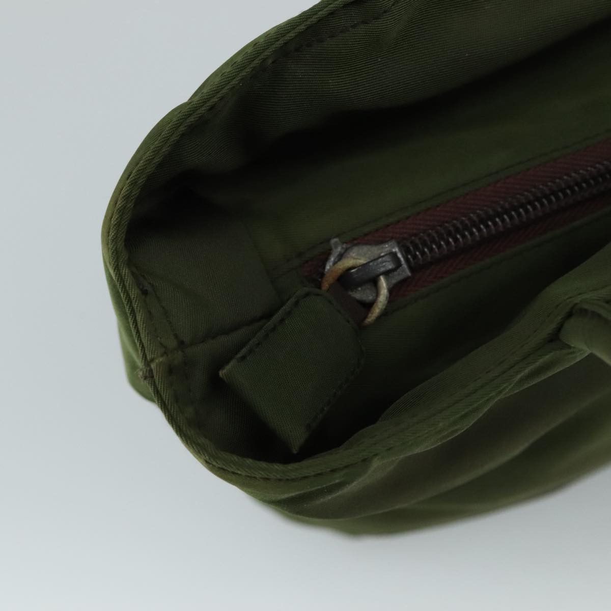 Prada Re-Nylon Khaki Synthetic Tote Bag (Pre-Owned) Size ONE SIZE - 11 Thumbnail