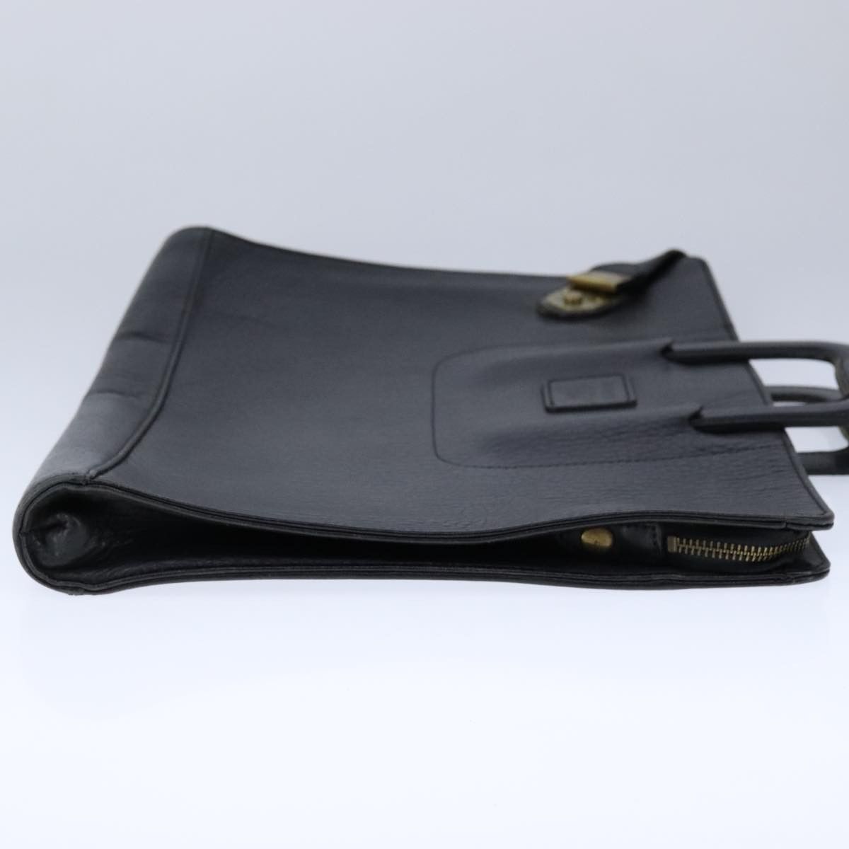 Burberry Black Leather Briefcase Bag (Pre-Owned) Size ONE SIZE - 4 Thumbnail