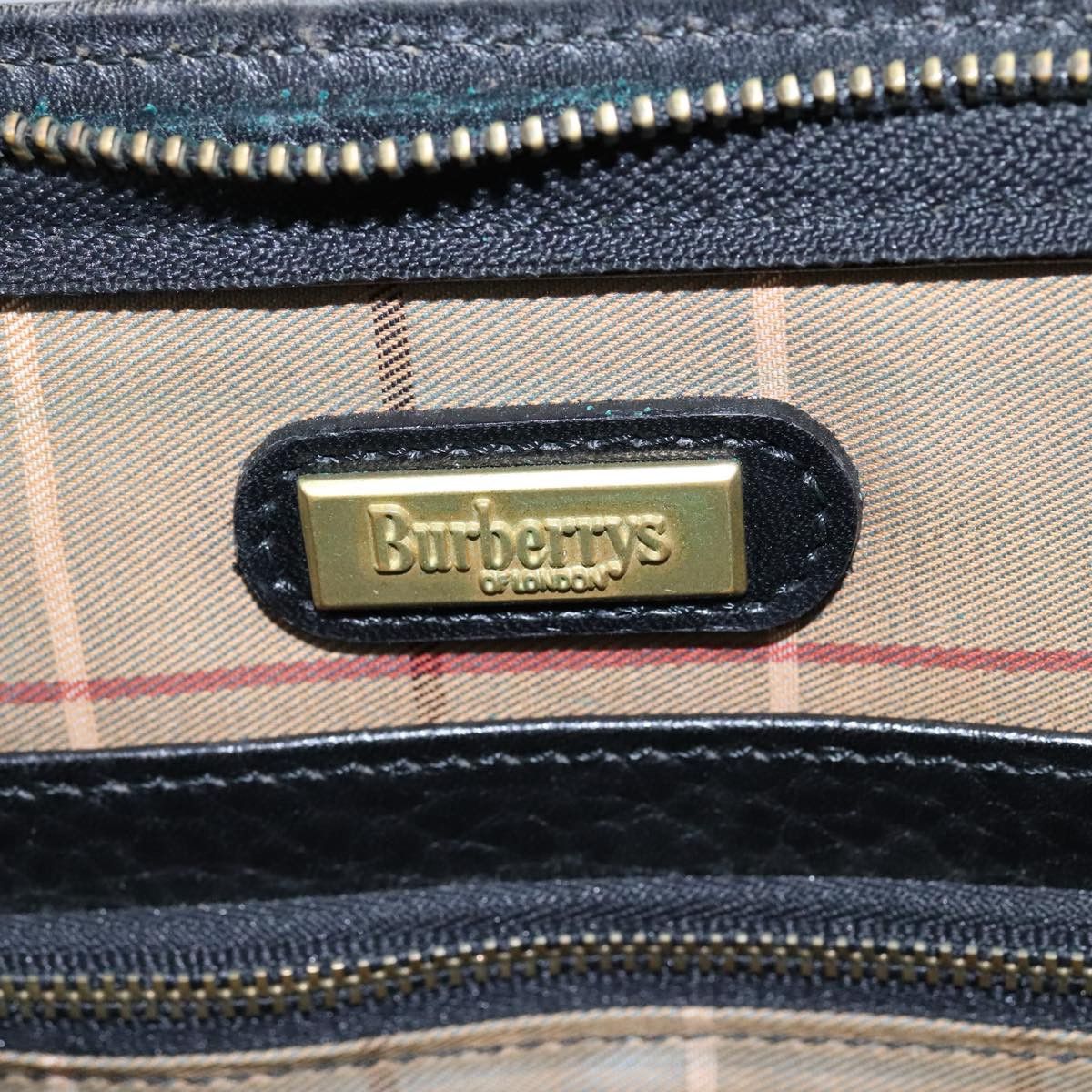 Burberry Black Leather Briefcase Bag (Pre-Owned) Size ONE SIZE - 13 Thumbnail