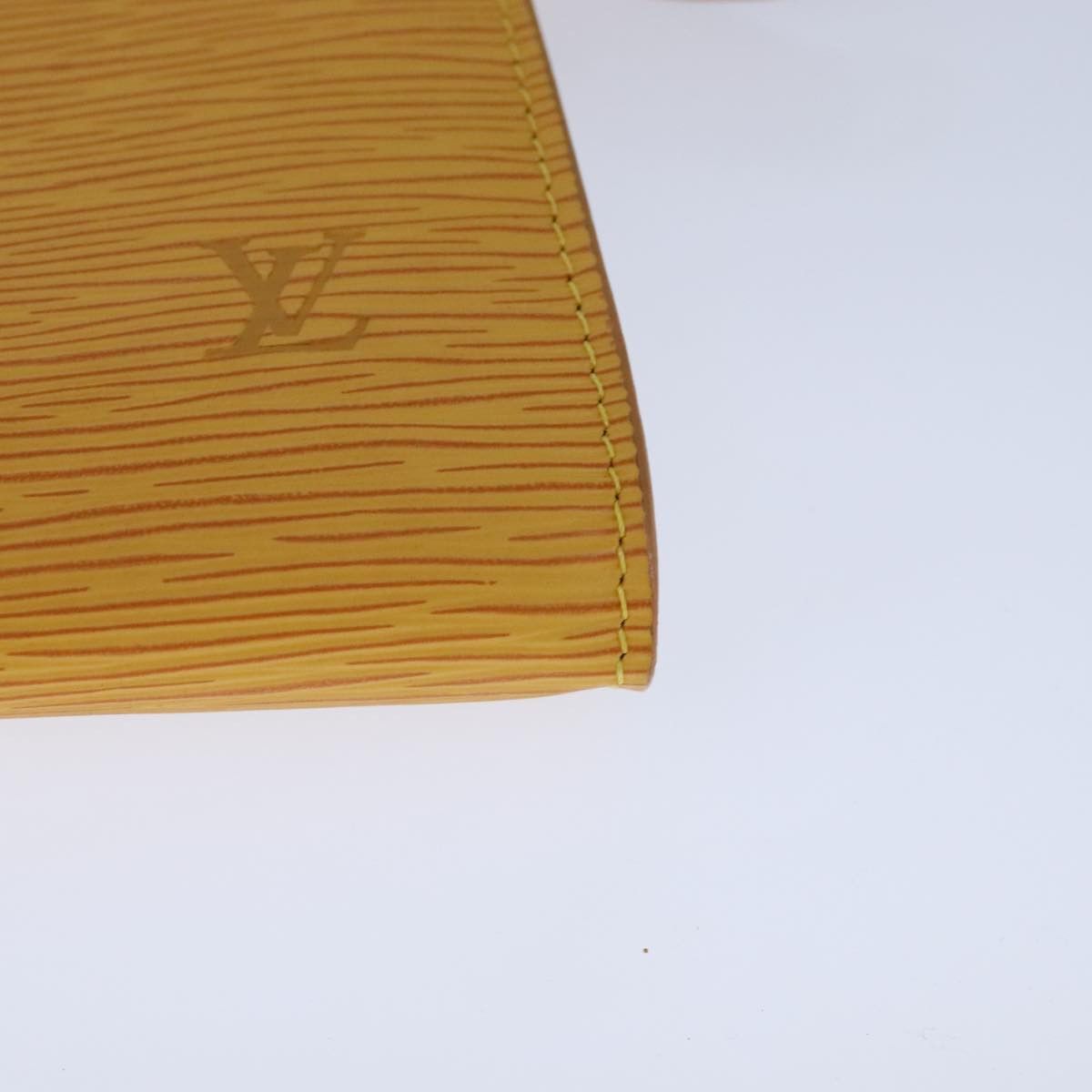 Louis Vuitton Pochette Accessoire Yellow Leather Clutch Bag (Pre-Owned) Size ONE SIZE - 7 Thumbnail