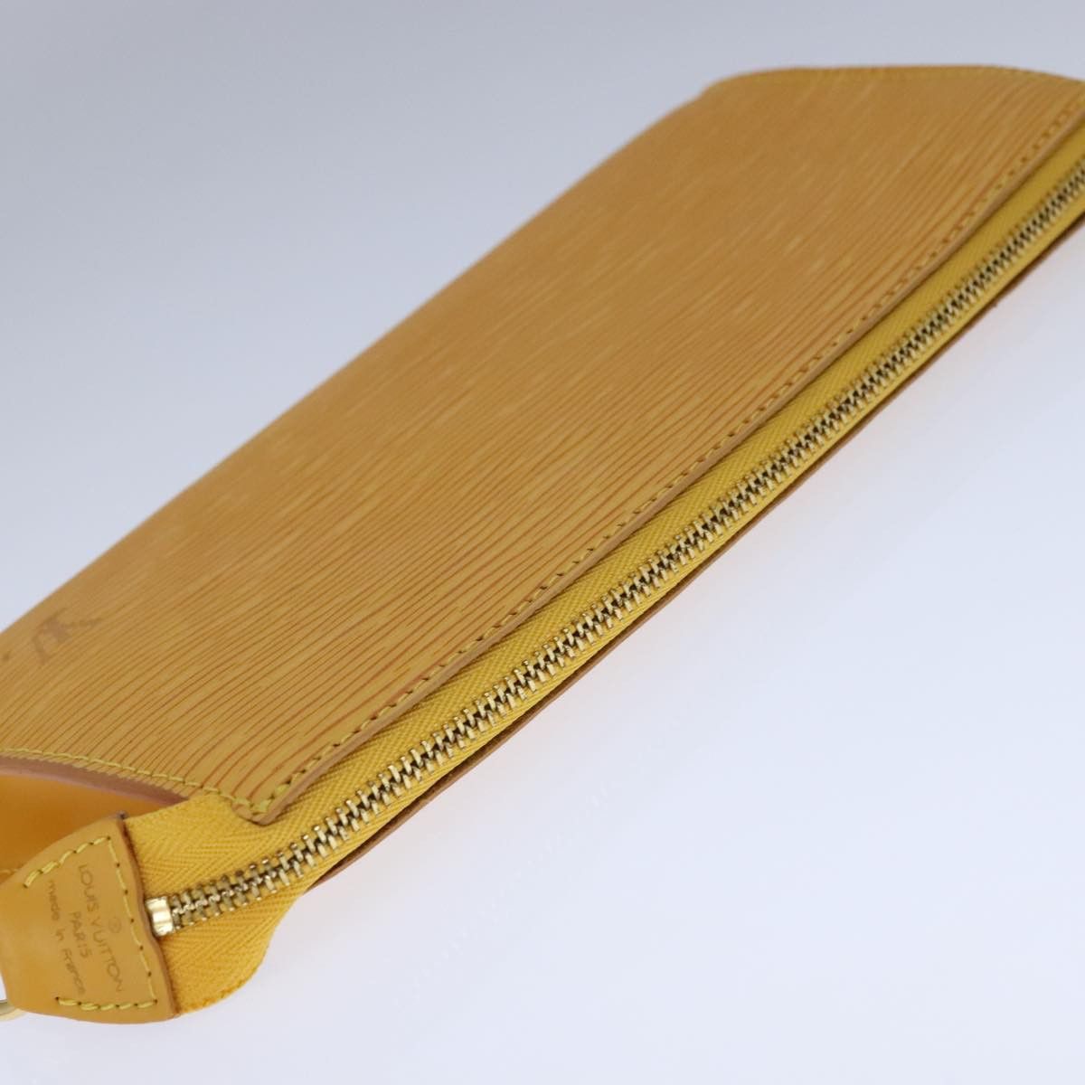 Louis Vuitton Pochette Accessoire Yellow Leather Clutch Bag (Pre-Owned) Size ONE SIZE - 5 Thumbnail