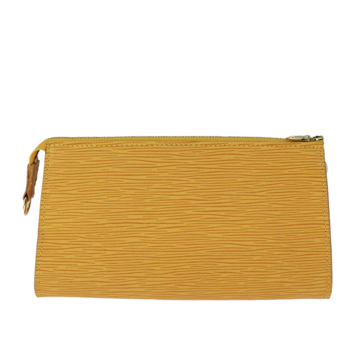 Louis Vuitton Pochette Accessoire Yellow Leather Clutch Bag (Pre-Owned) Size ONE SIZE - 2 Thumbnail
