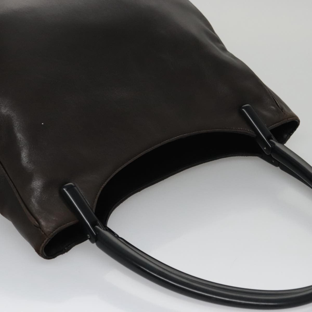 Prada Brown Leather Tote Bag (Pre-Owned) Size ONE SIZE - 17 Thumbnail