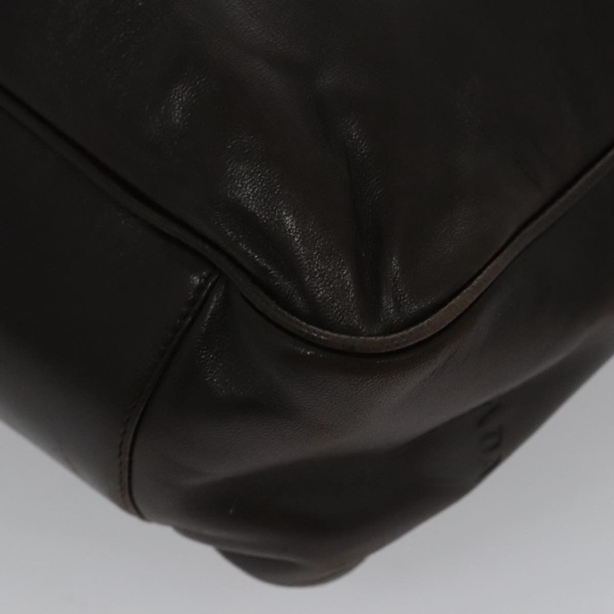 Prada Brown Leather Tote Bag (Pre-Owned) Size ONE SIZE - 8 Thumbnail
