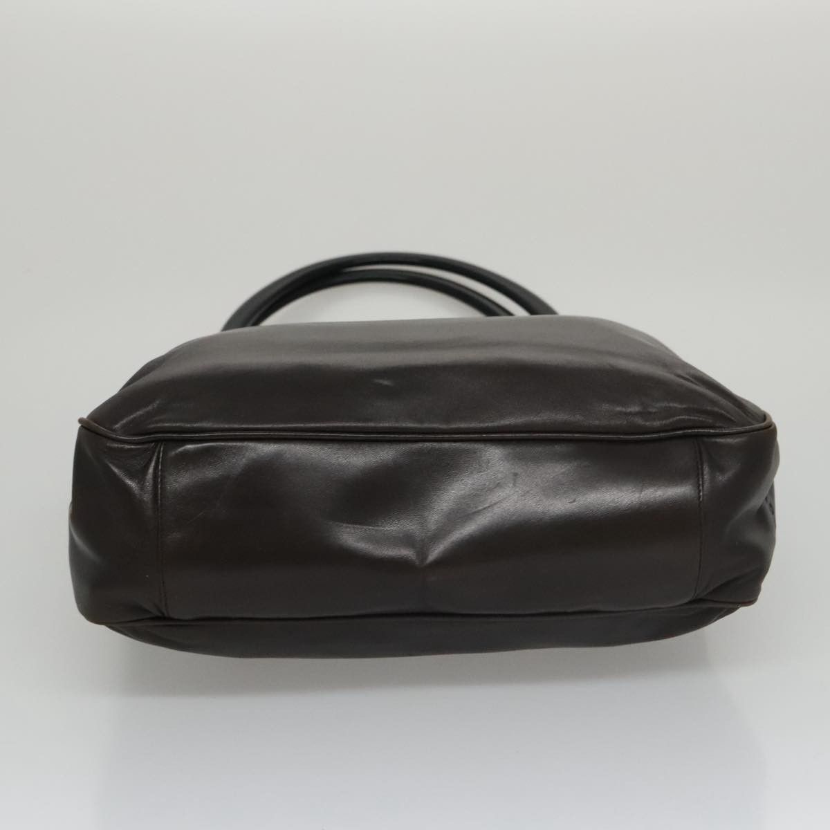 Prada Brown Leather Tote Bag (Pre-Owned) Size ONE SIZE - 18 Thumbnail