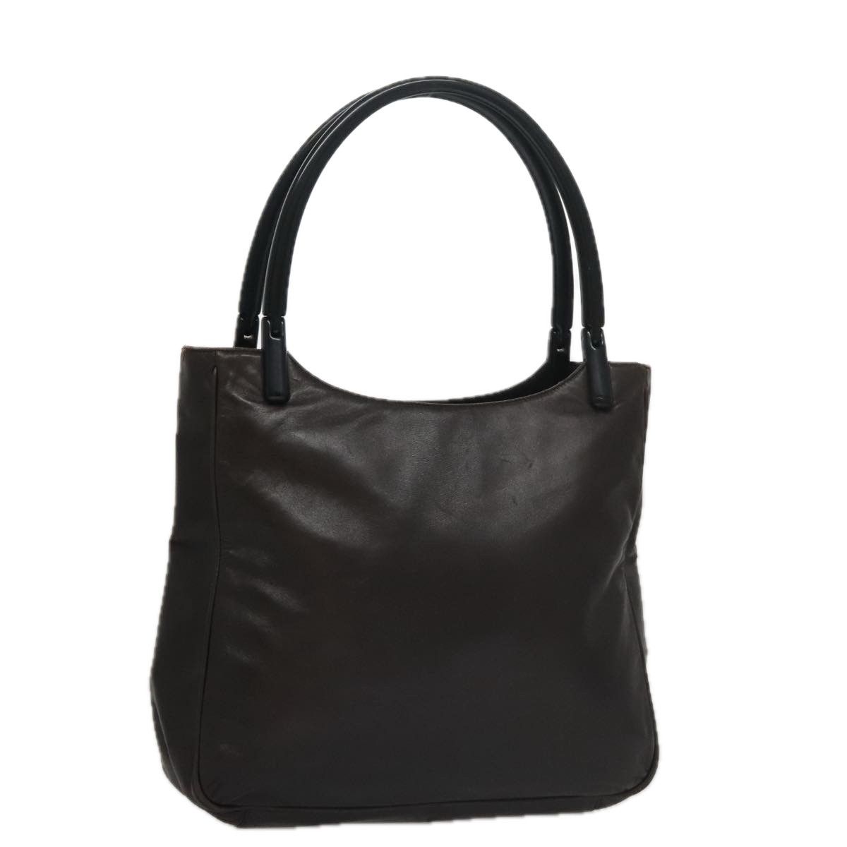 Prada Brown Leather Tote Bag (Pre-Owned) Size ONE SIZE - 16 Thumbnail