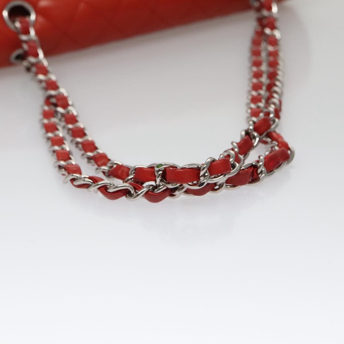 Chanel Timeless 26 Red Leather Shoulder Bag (Pre-Owned) Size ONE SIZE - 10 Thumbnail