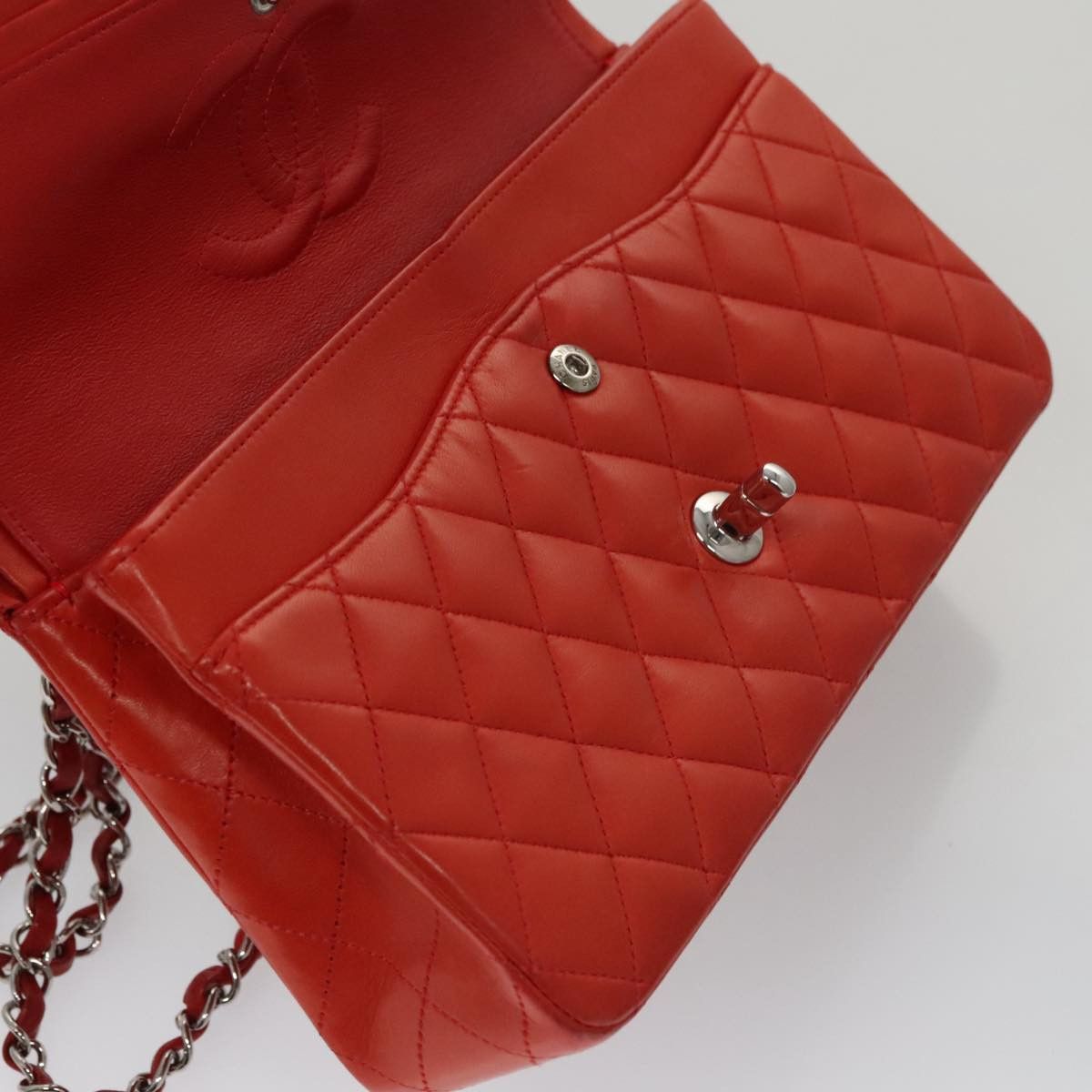 Chanel Timeless 26 Red Leather Shoulder Bag (Pre-Owned) Size ONE SIZE - 14 Thumbnail