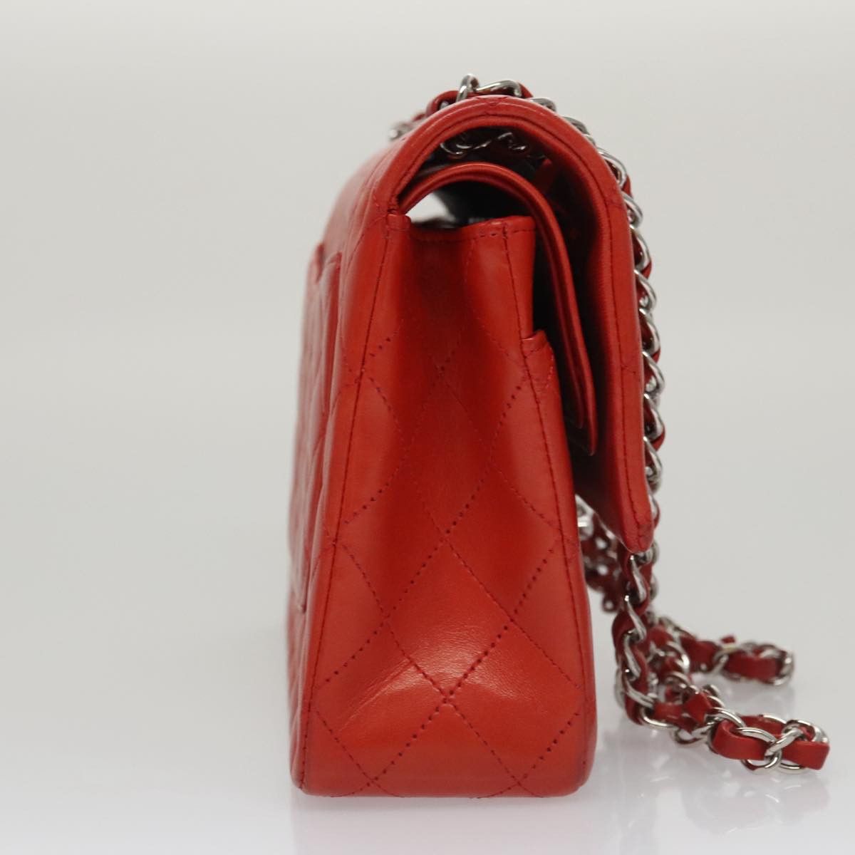 Chanel Timeless 26 Red Leather Shoulder Bag (Pre-Owned) Size ONE SIZE - 4 Thumbnail