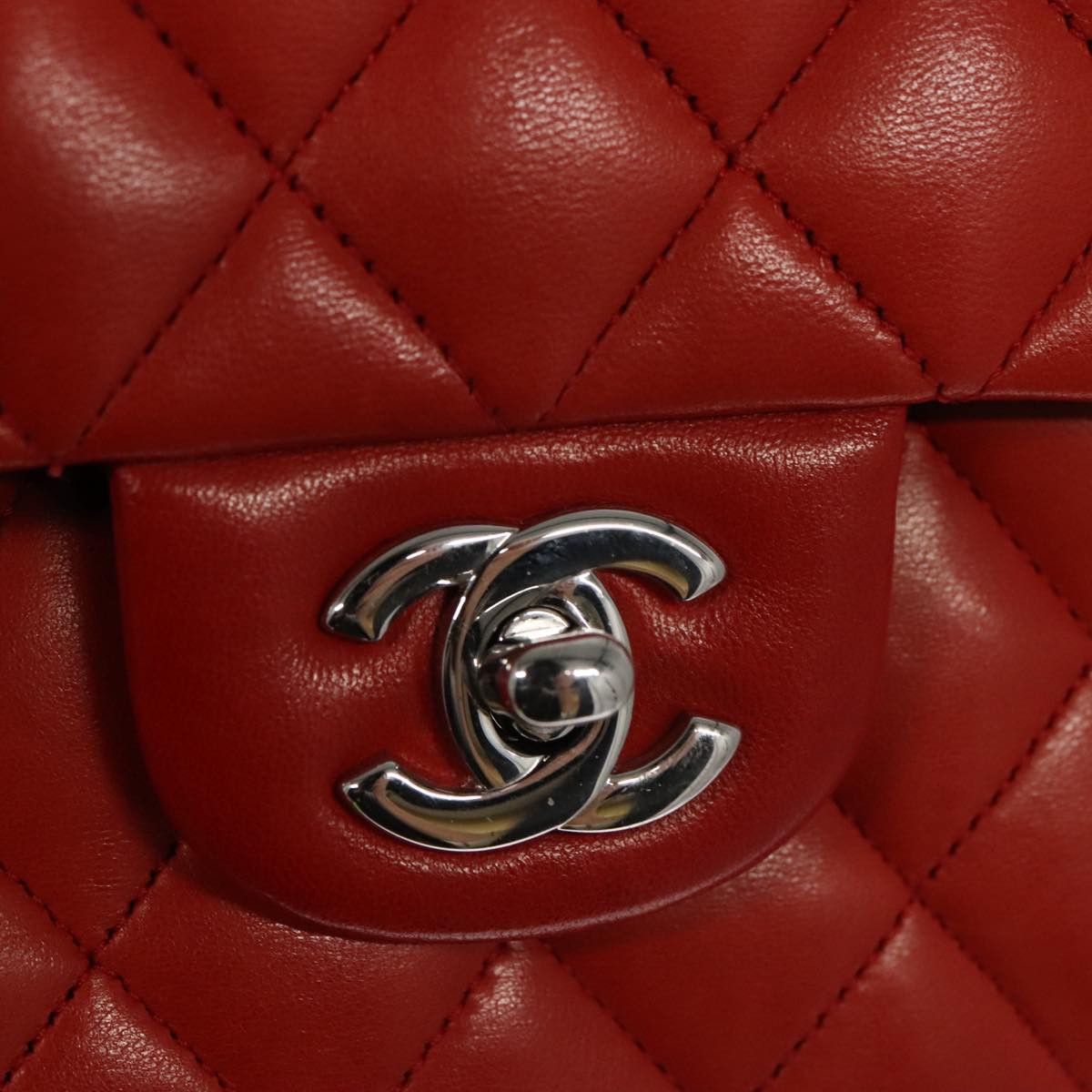 Chanel Timeless 26 Red Leather Shoulder Bag (Pre-Owned) Size ONE SIZE - 12 Thumbnail