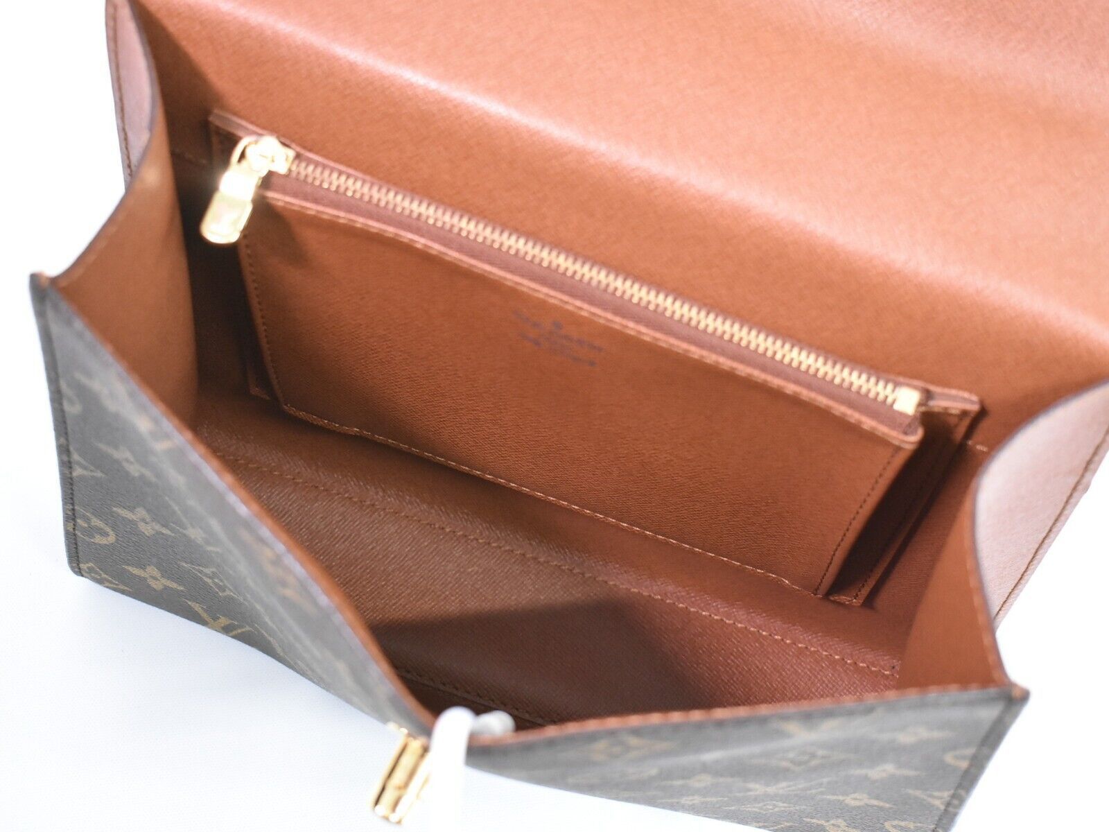 Louis Vuitton Malesherbes Brown Canvas Handbag (Pre-Owned) Size ONE SIZE - 9 Thumbnail