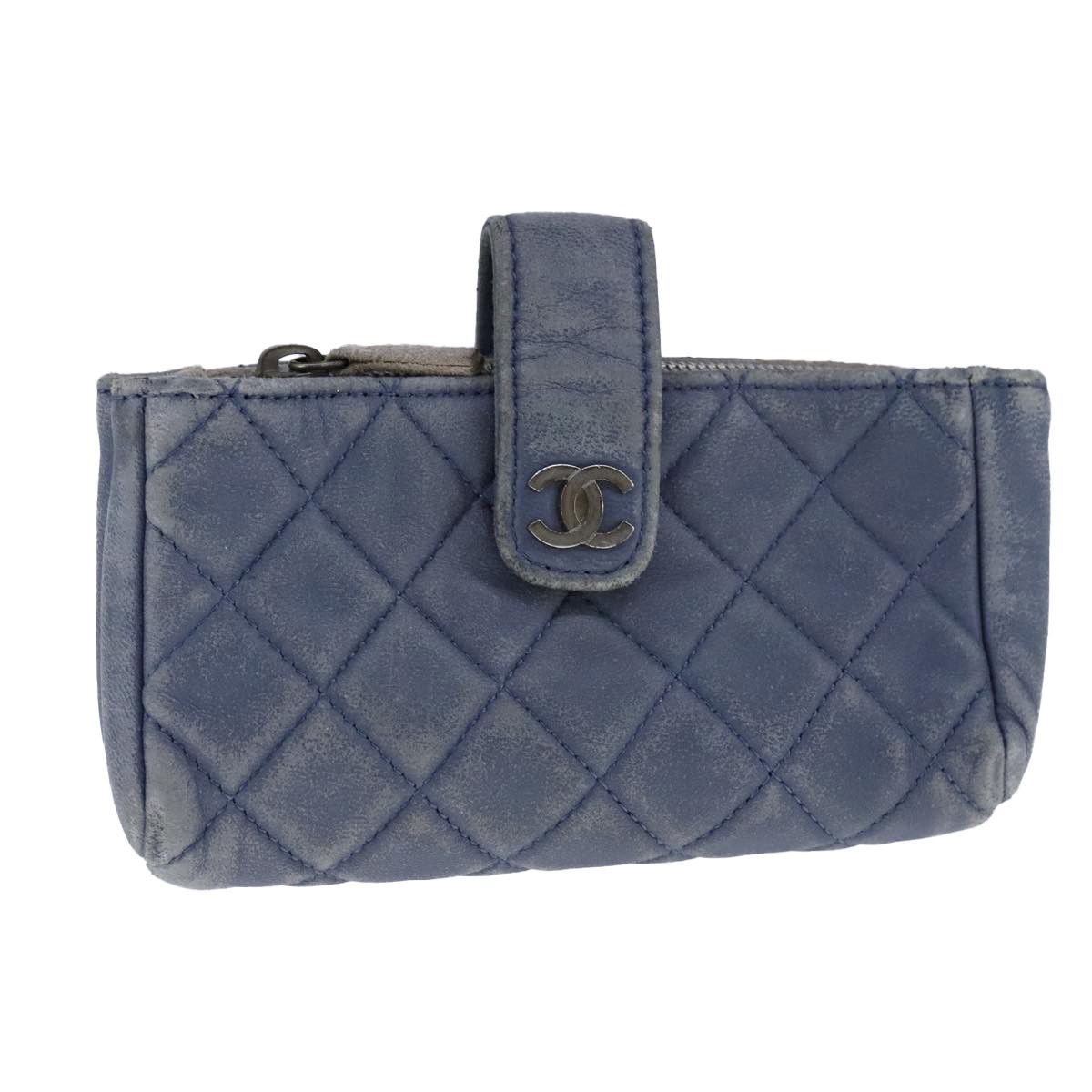 Chanel Timeless Blue Leather Clutch Bag (Pre-Owned) Size ONE SIZE - 13 Thumbnail