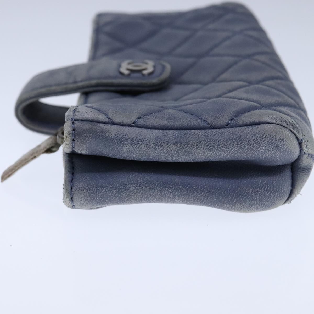 Chanel Timeless Blue Leather Clutch Bag (Pre-Owned) Size ONE SIZE - 3 Thumbnail