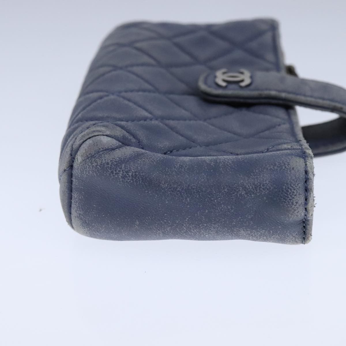 Chanel Timeless Blue Leather Clutch Bag (Pre-Owned) Size ONE SIZE - 4 Thumbnail