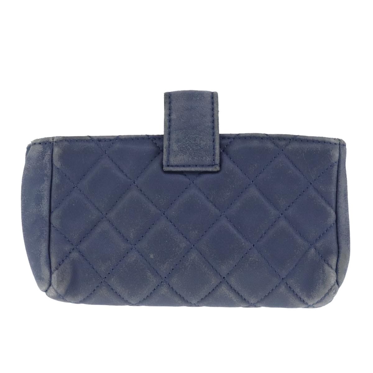 Chanel Timeless Blue Leather Clutch Bag (Pre-Owned) Size ONE SIZE - 2 Thumbnail