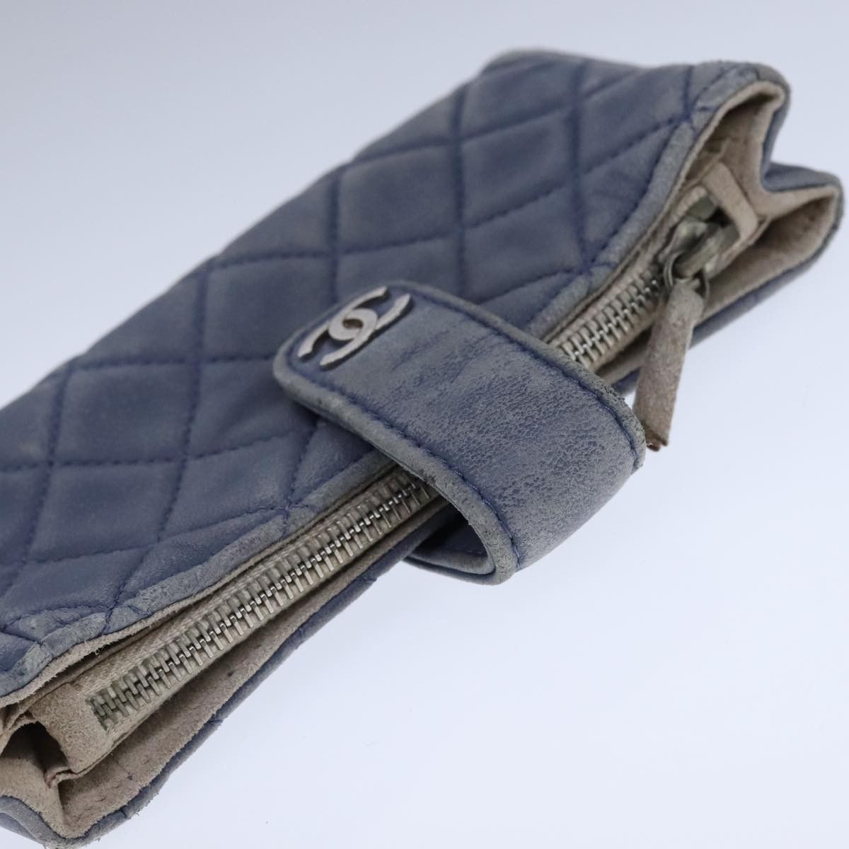 Chanel Timeless Blue Leather Clutch Bag (Pre-Owned) Size ONE SIZE - 14 Thumbnail