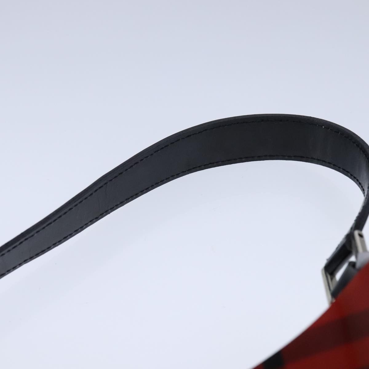 Burberry Nova Check Red Vinyl Shoulder Bag (Pre-Owned) Size ONE SIZE - 6 Thumbnail