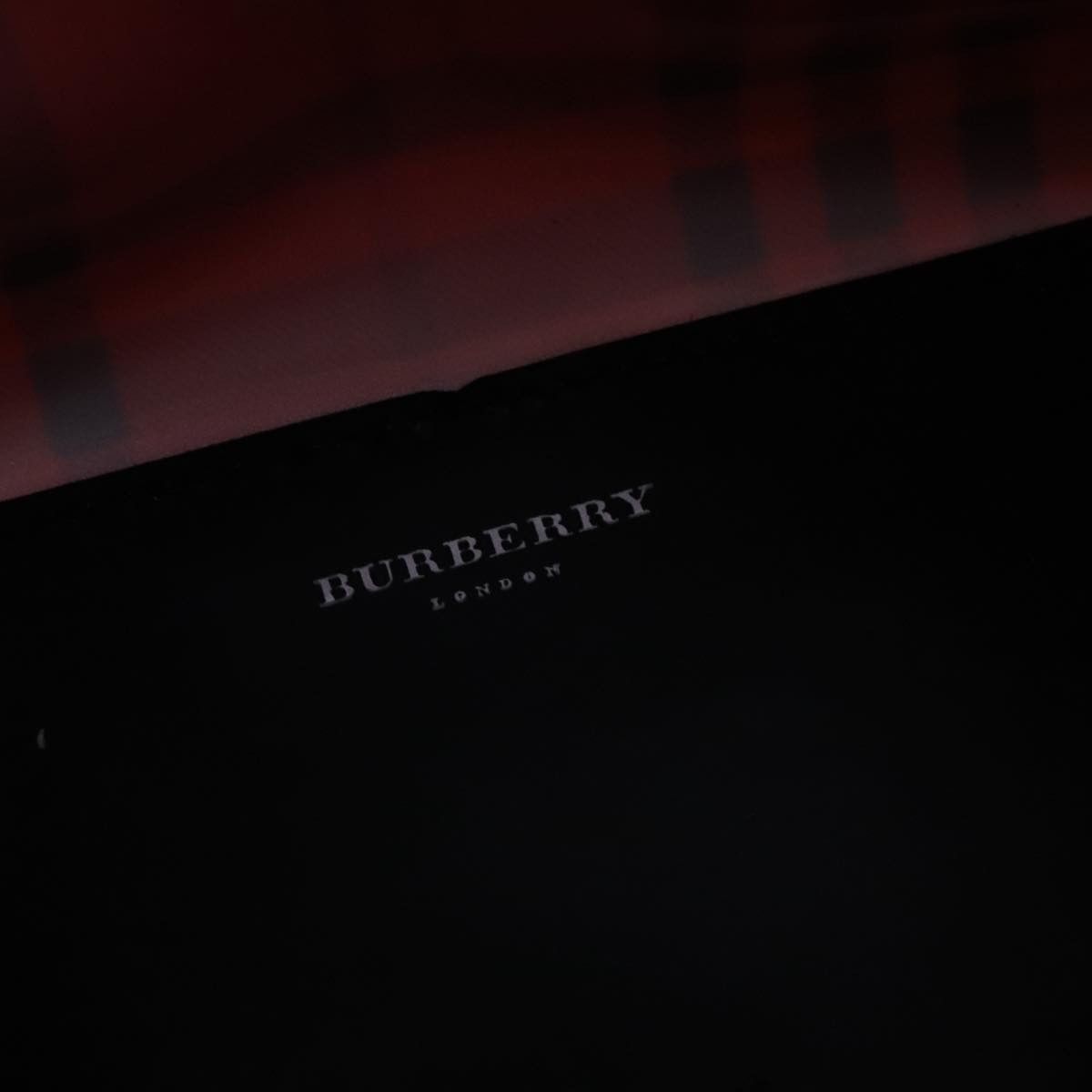 Burberry Nova Check Red Vinyl Shoulder Bag (Pre-Owned) Size ONE SIZE - 13 Thumbnail