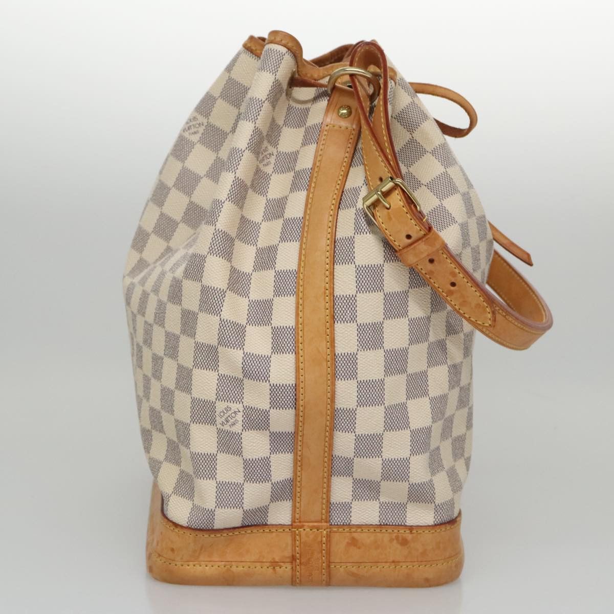 Louis Vuitton Noe White Canvas Shoulder Bag (Pre-Owned) Size ONE SIZE - 4 Thumbnail