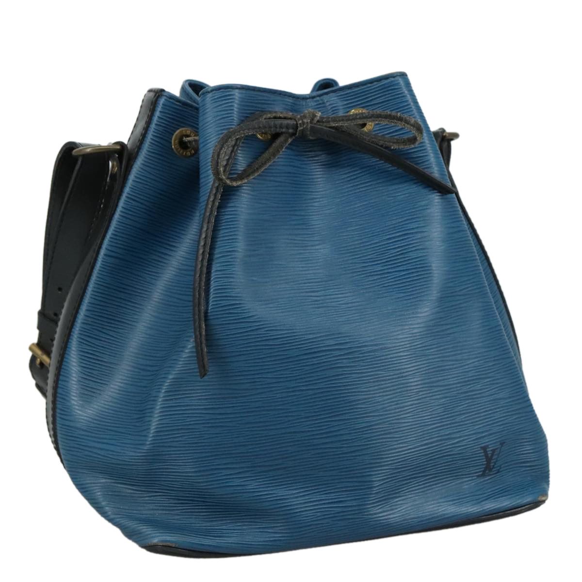 Louis Vuitton Petit Noé Blue Leather Shoulder Bag (Pre-Owned) Size ONE SIZE - 17 Thumbnail