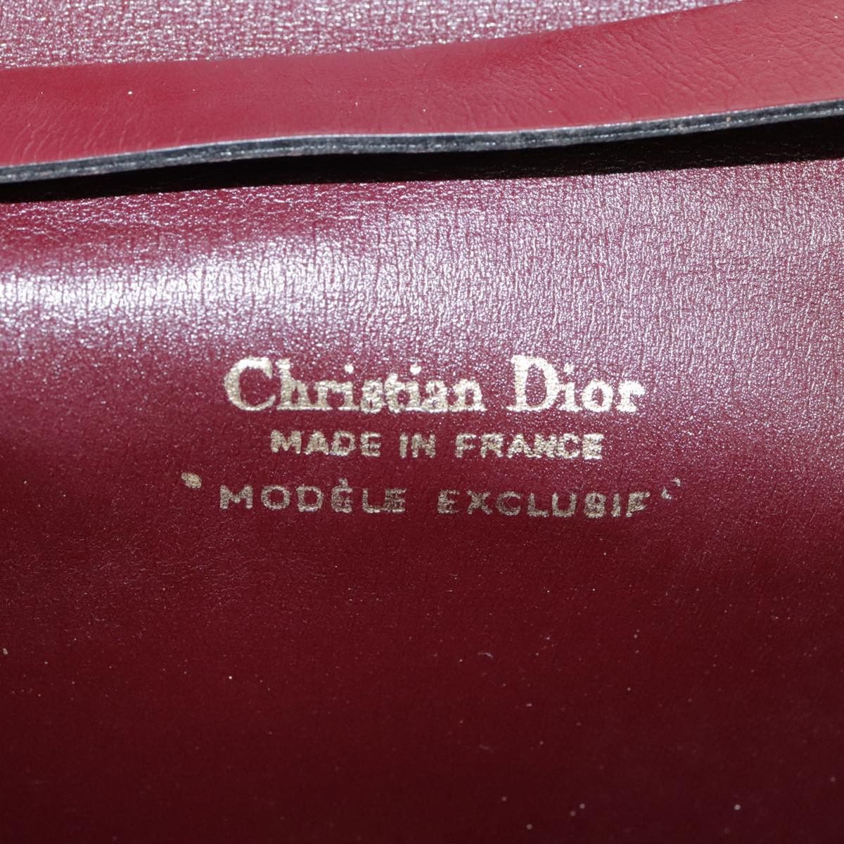 Dior Burgundy Synthetic Shoulder Bag (Pre-Owned) Size ONE SIZE - 19 Thumbnail