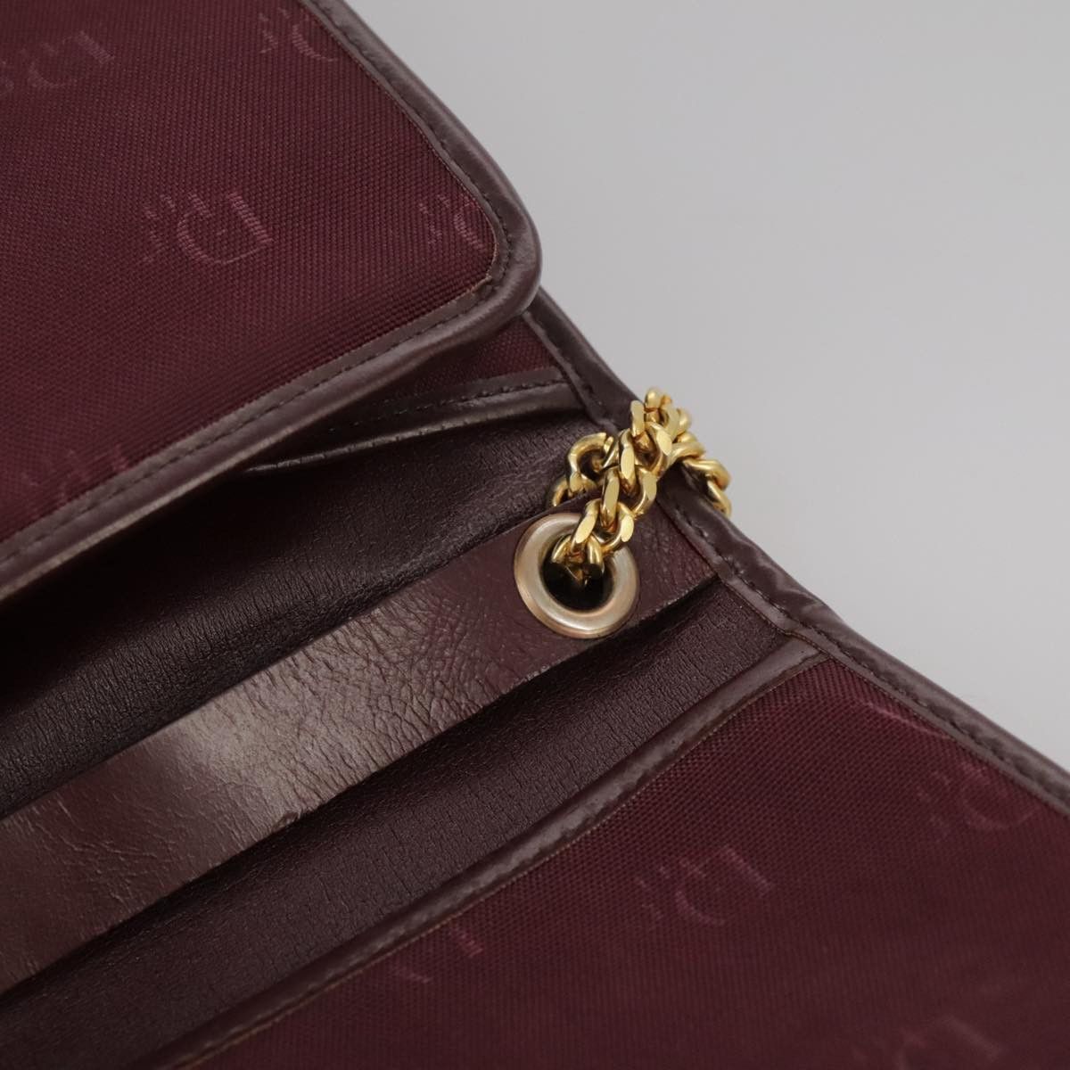 Dior Burgundy Synthetic Shoulder Bag (Pre-Owned) Size ONE SIZE - 17 Thumbnail