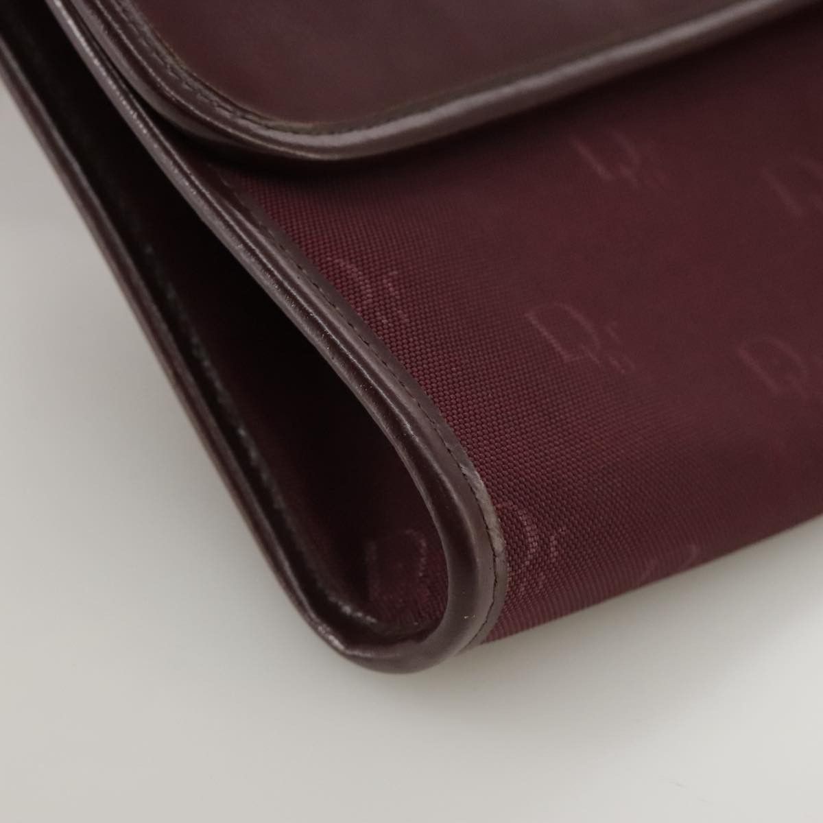 Dior Burgundy Synthetic Shoulder Bag (Pre-Owned) Size ONE SIZE - 9 Thumbnail