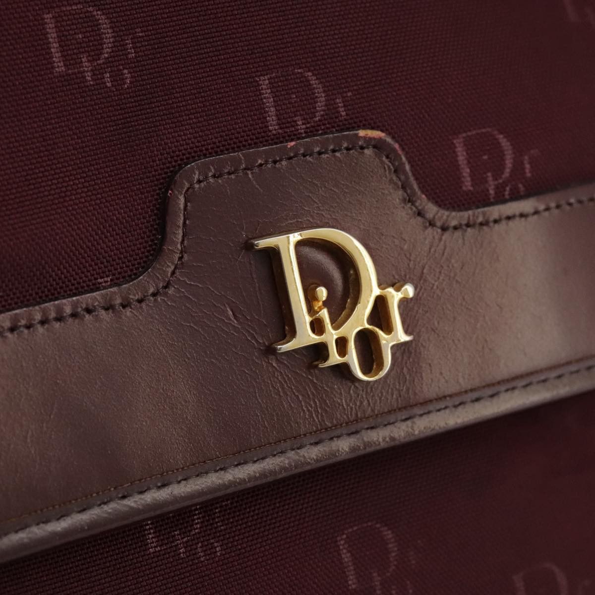 Dior Burgundy Synthetic Shoulder Bag (Pre-Owned) Size ONE SIZE - 15 Thumbnail