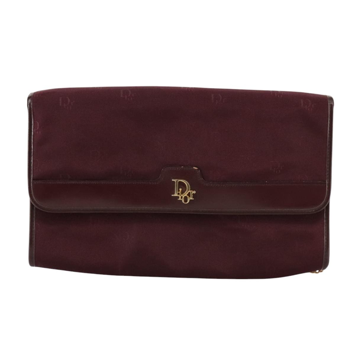 Dior Burgundy Synthetic Shoulder Bag (Pre-Owned) Size ONE SIZE - 2 Thumbnail