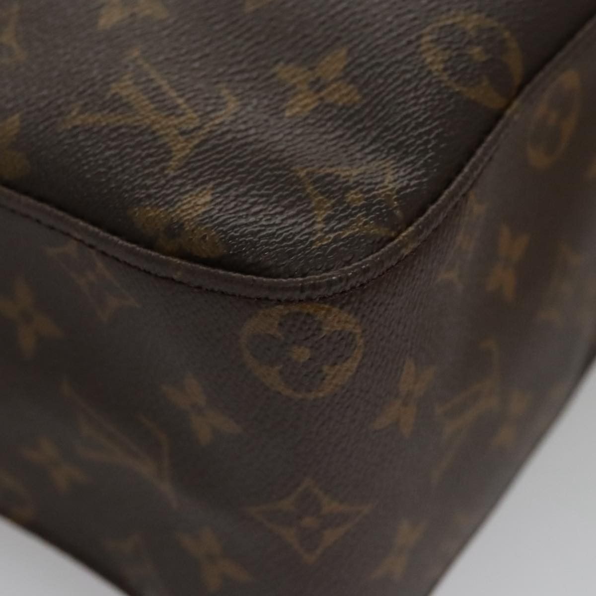 Louis Vuitton Looping Gm Brown Canvas Shoulder Bag (Pre-Owned) Size ONE SIZE - 11 Thumbnail