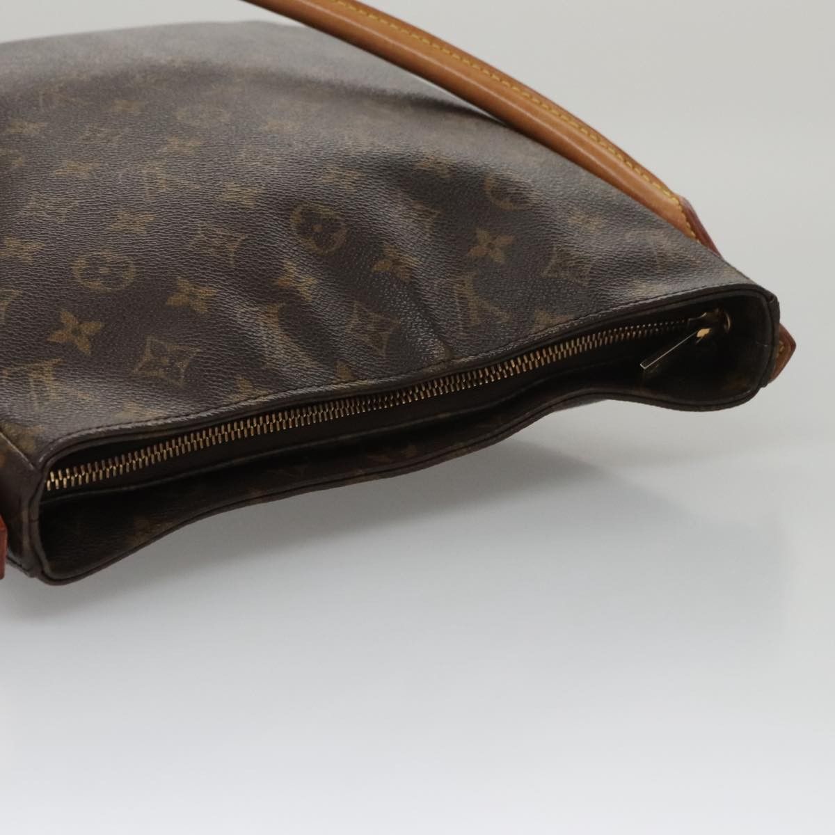 Louis Vuitton Looping Gm Brown Canvas Shoulder Bag (Pre-Owned) Size ONE SIZE - 5 Thumbnail