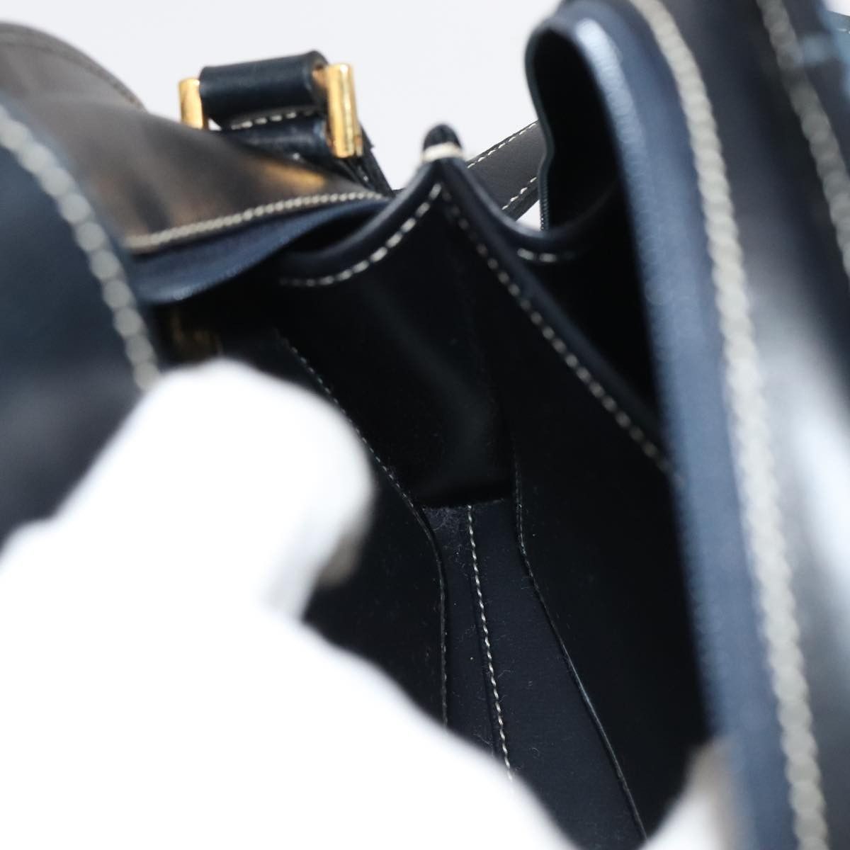 Dior Cd Black Leather Shoulder Bag (Pre-Owned) Size ONE SIZE - 16 Thumbnail