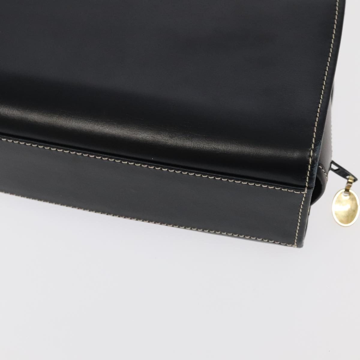 Dior Cd Black Leather Shoulder Bag (Pre-Owned) Size ONE SIZE - 12 Thumbnail