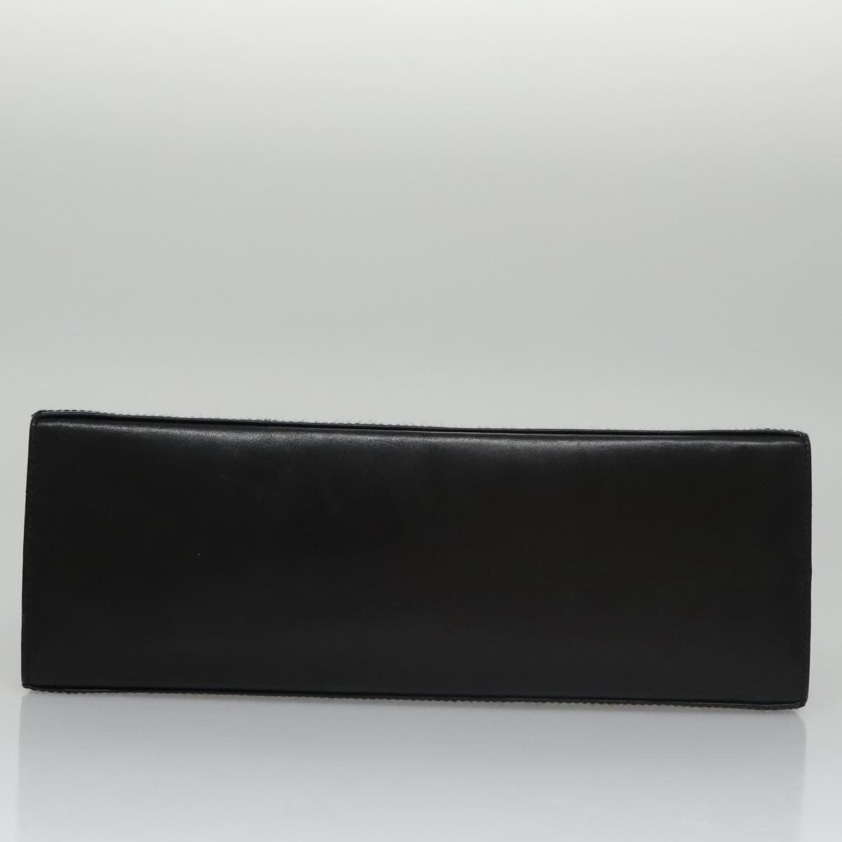 Salvatore Ferragamo Gancini Black Leather Handbag (Pre-Owned) Size ONE SIZE - 6 Thumbnail