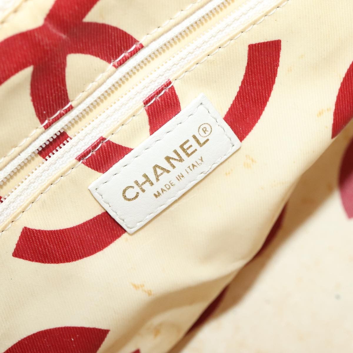 Chanel Coco Mark Beige Canvas Shoulder Bag (Pre-Owned) Size ONE SIZE - 20 Thumbnail