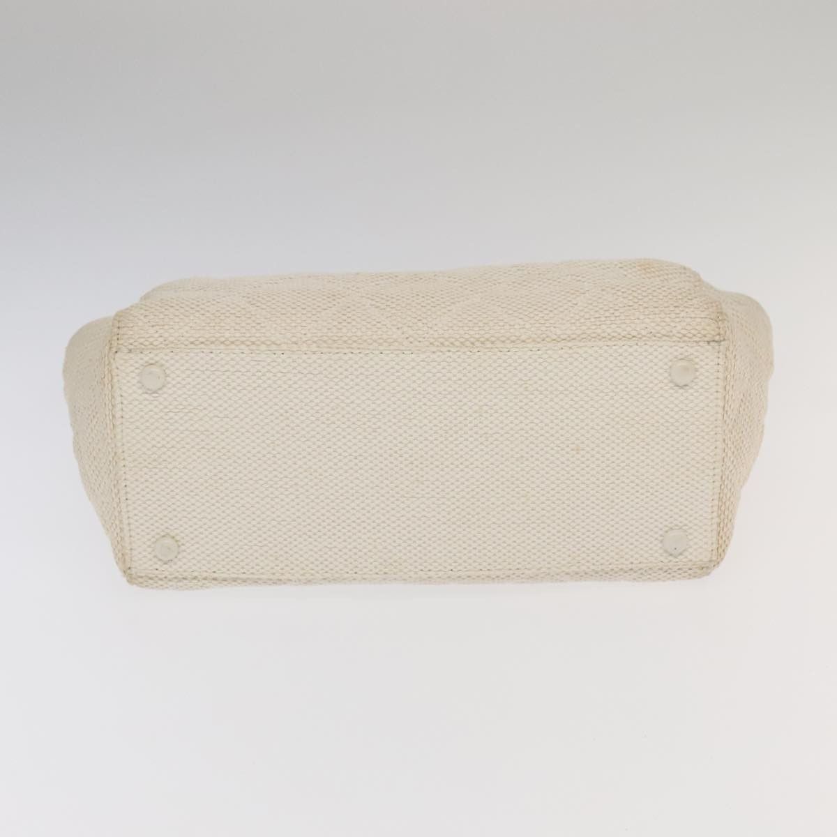 Chanel Coco Mark Beige Canvas Shoulder Bag (Pre-Owned) Size ONE SIZE - 8 Thumbnail