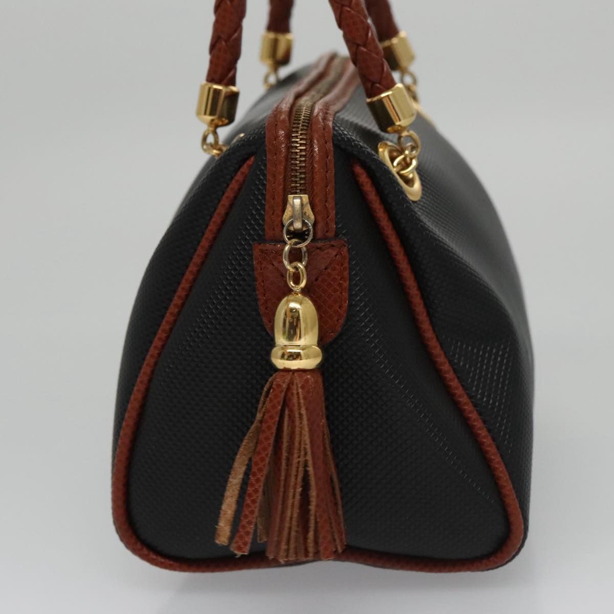 Bottega Veneta -- Black Canvas Handbag (Pre-Owned) Size ONE SIZE - 4 Thumbnail