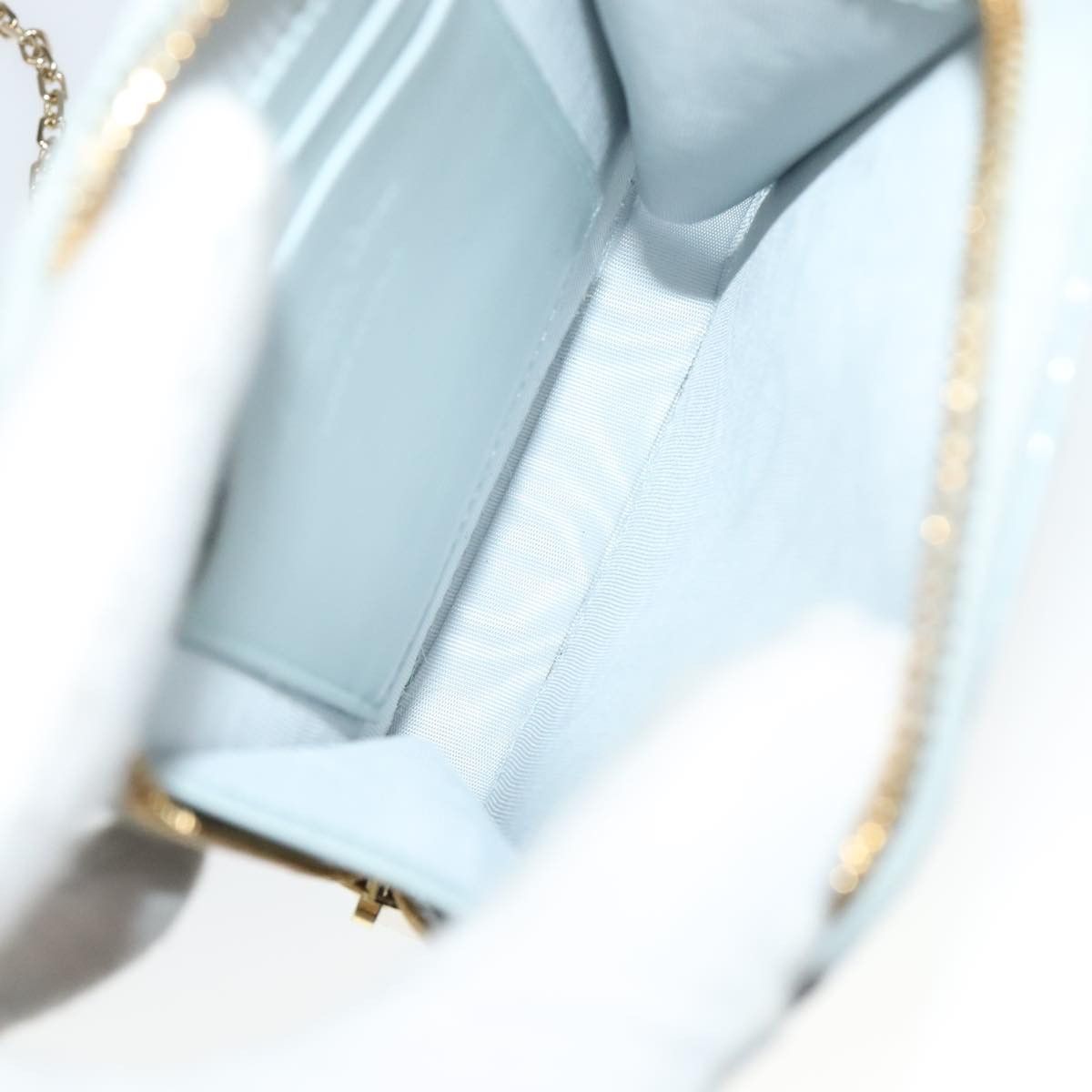 Dior Lady Blue Patent Leather Shoulder Bag (Pre-Owned) Size ONE SIZE - 8 Thumbnail