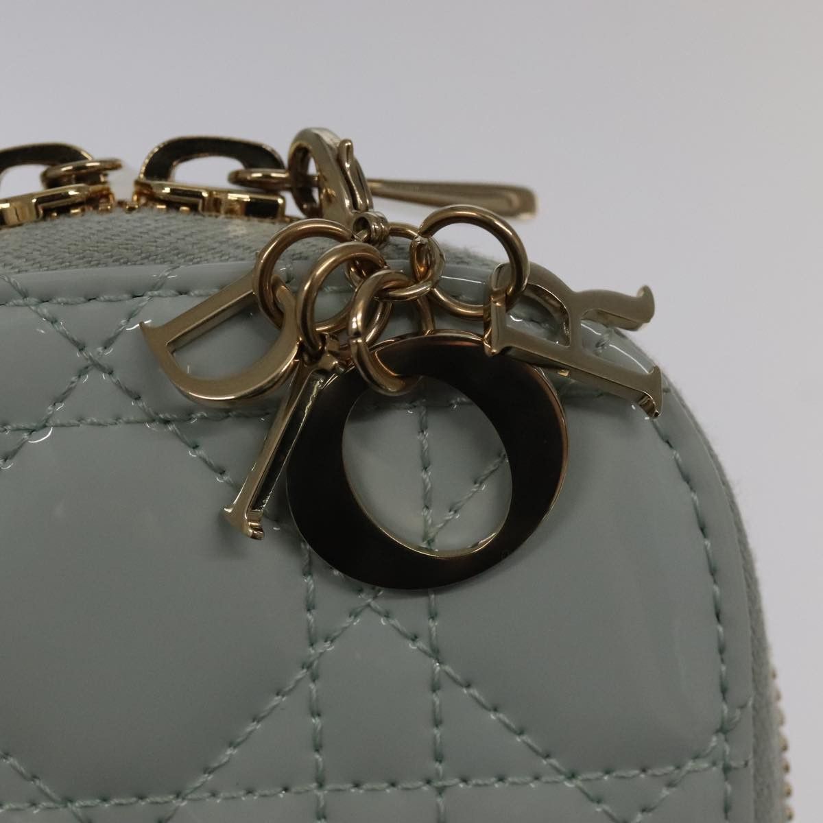 Dior Lady Blue Patent Leather Shoulder Bag (Pre-Owned) Size ONE SIZE - 19 Thumbnail