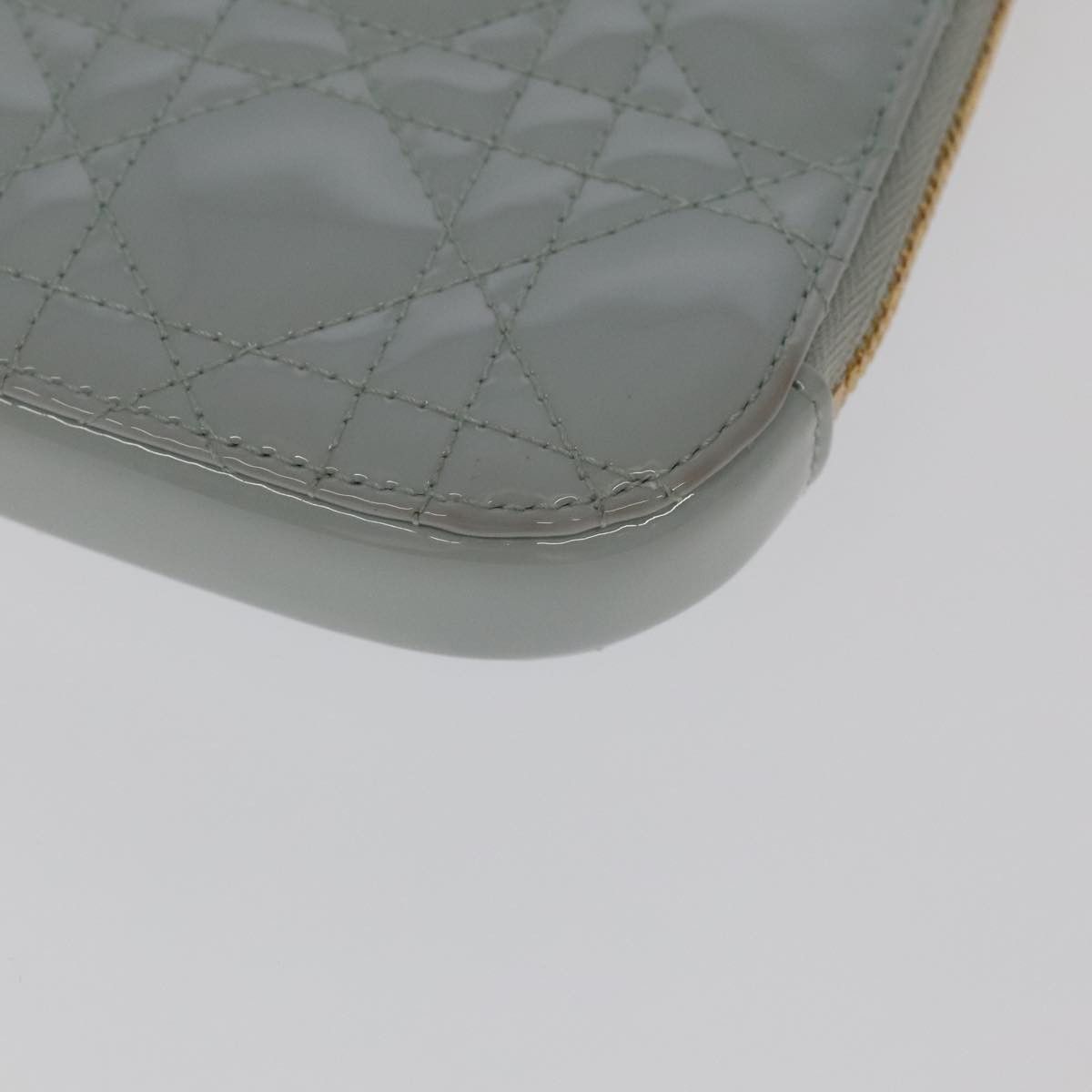 Dior Lady Blue Patent Leather Shoulder Bag (Pre-Owned) Size ONE SIZE - 6 Thumbnail