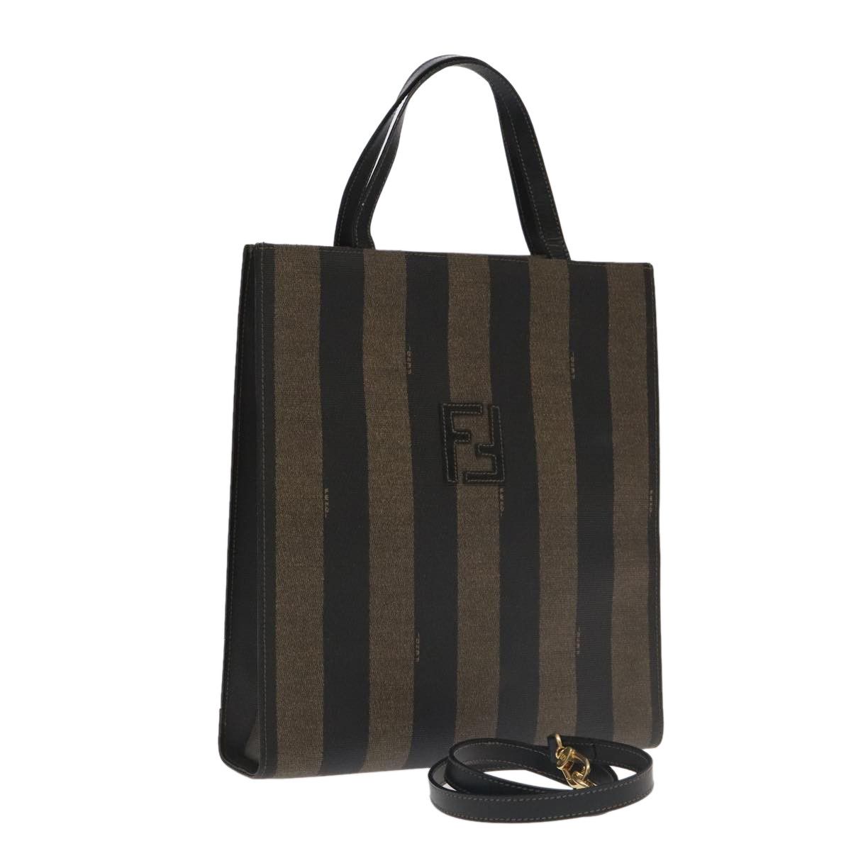 Fendi Pecan Brown Canvas Tote Bag (Pre-Owned) Size ONE SIZE - 19 Thumbnail