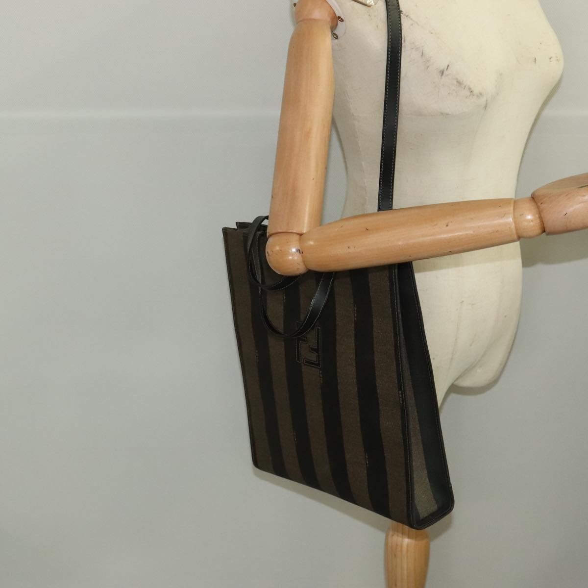 Fendi Pecan Brown Canvas Tote Bag (Pre-Owned) Size ONE SIZE - 20 Thumbnail